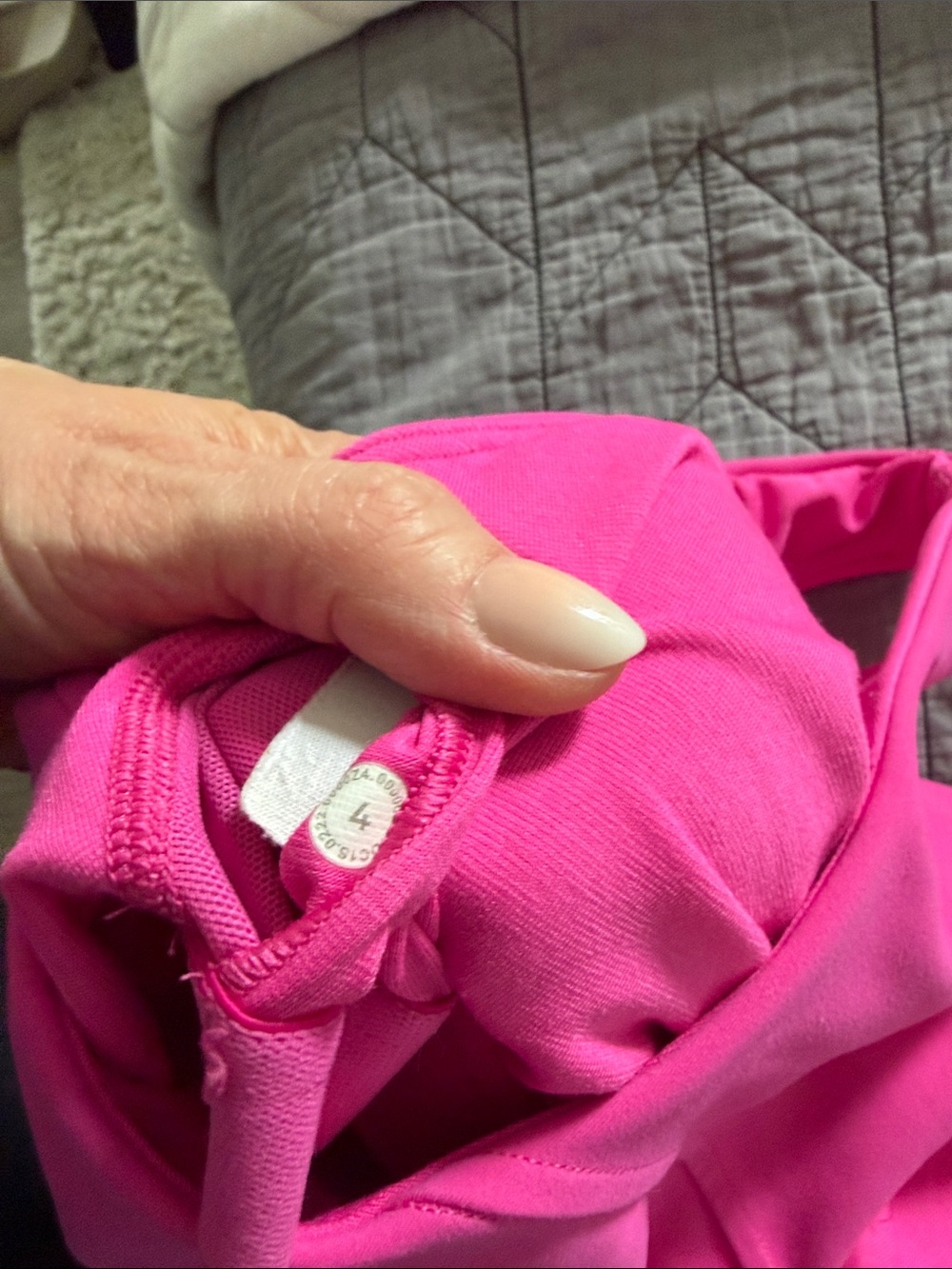 lululemon athletica Sonic Pink Cropped High-Neck Tank - Picture 3 of 5